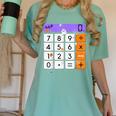 Math Teacher Halloween Costume Calculator Math Pun Women's Comfort Colors T-Shirt Chalky Mint Math Teacher Halloween Costume Calculator Math Pun Women's Comfort Colors T-Shirt Chalky Mint