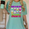 Math Teacher My Jam Here To Spread Mathematics Humor Women's Comfort Colors T-Shirt Chalky Mint Math Teacher My Jam Here To Spread Mathematics Humor Women's Comfort Colors T-Shirt Chalky Mint