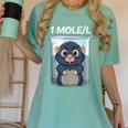 Mole Chemistry Chemist Student Science Teacher Women's Comfort Colors T-Shirt Chalky Mint Mole Chemistry Chemist Student Science Teacher Women's Comfort Colors T-Shirt Chalky Mint