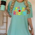 Montessori Rocks Montessori Teacher Back To School Women's Comfort Colors T-Shirt Chalky Mint Montessori Rocks Montessori Teacher Back To School Women's Comfort Colors T-Shirt Chalky Mint