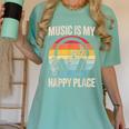 Music For Men Women Music Teacher Music Lover Women's Comfort Colors T-Shirt Chalky Mint