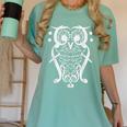 Music Note Owl Shirt Musicians Teacher Birthday Bird Women's Comfort Colors T-Shirt Chalky Mint Music Note Owl Shirt Musicians Teacher Birthday Bird Women's Comfort Colors T-Shirt Chalky Mint
