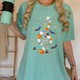 Music Note Symbol Halloween For Music Teacher Musicians Women's Comfort Colors T-Shirt Chalky Mint