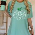Music Notes Pumpkin Fall Music Teacher Women's Comfort Colors T-Shirt Chalky Mint Music Notes Pumpkin Fall Music Teacher Women's Comfort Colors T-Shirt Chalky Mint