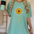Music Teacher Shirt Sunflower Music Notes Musician Singer Women's Comfort Colors T-Shirt Chalky Mint Music Teacher Shirt Sunflower Music Notes Musician Singer Women's Comfort Colors T-Shirt Chalky Mint
