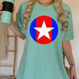 Nerdy Captain Sweatpants Retro Comic Book Fan Teacher Women's Comfort Colors T-Shirt Chalky Mint