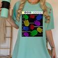 Nerdy Forms Nanotubes Chemistry Teacher Geek Women's Comfort Colors T-Shirt Chalky Mint