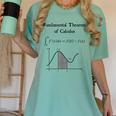 Nerdy Fundamental Theorem Of Calculus Math Teacher Geek Women's Comfort Colors T-Shirt Chalky Mint