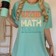If You Have No Success At First Try It With a Fun Maths Teacher Women's Comfort Colors T-Shirt Chalky Mint