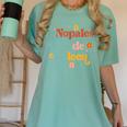 Nopales De Leer Spanish Teacher Maestra Cactus Bilingual Women's Comfort Colors T-Shirt Chalky Mint Nopales De Leer Spanish Teacher Maestra Cactus Bilingual Women's Comfort Colors T-Shirt Chalky Mint