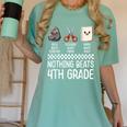 Nothing Beats 4th Grade Back To School Kids Teachers Women's Comfort Colors T-Shirt Chalky Mint