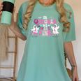 In October We Wear Pink Ballet Ghost Teacher Breast Cancer Women's Comfort Colors T-Shirt Chalky Mint In October We Wear Pink Ballet Ghost Teacher Breast Cancer Women's Comfort Colors T-Shirt Chalky Mint