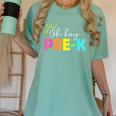 Oh Hey Pre-k Shirt Back To School Teachers Students Women's Comfort Colors T-Shirt Chalky Mint Oh Hey Pre-k Shirt Back To School Teachers Students Women's Comfort Colors T-Shirt Chalky Mint