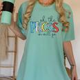 Oh The Places We Will Go Reading Day Book Lovers Teachers Women's Comfort Colors T-Shirt Chalky Mint