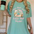 Oink Baa Moo Field Trip Squad Teacher Students Matching Women's Comfort Colors T-Shirt Chalky Mint Oink Baa Moo Field Trip Squad Teacher Students Matching Women's Comfort Colors T-Shirt Chalky Mint