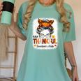 One Thankful Teacher's Aide Messy Bun Thanksgiving Fall Women's Comfort Colors T-Shirt Chalky Mint One Thankful Teacher's Aide Messy Bun Thanksgiving Fall Women's Comfort Colors T-Shirt Chalky Mint