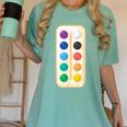 Paint Palette ArtSet Halloween Costume For Teachers Students For Men Women Kids Women's Comfort Colors T-Shirt Chalky Mint