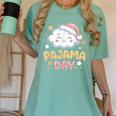 Pajama Day School Spirit Week Fun Cloud Teacher Women's Comfort Colors T-Shirt Chalky Mint
