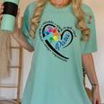 Para Heart Teacher Paraprofessional Paraeducator Men Women Women's Comfort Colors T-Shirt Chalky Mint