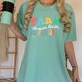 Para Paraprofessional Dream Crew Team Back To School Teacher Women's Comfort Colors T-Shirt Chalky Mint