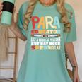 Paraeducator Paraprofessional SPED Teacher Women's Comfort Colors T-Shirt Chalky Mint Paraeducator Paraprofessional SPED Teacher Women's Comfort Colors T-Shirt Chalky Mint