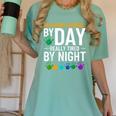 Paraprofessional Educator Teacher Para Classroom Assistant Women's Comfort Colors T-Shirt Chalky Mint