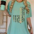 Patriotic Teacher American Flag Camouflage 4th Of July Camo Women's Comfort Colors T-Shirt Chalky Mint