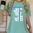 PE Physical Education Teacher For PE Teacher Women's Comfort Colors T-Shirt Chalky Mint