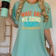 PE Teacher Life What Are We Doing Today Men Women Women's Comfort Colors T-Shirt Chalky Mint