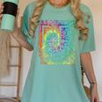 PE Teacher Phys Ed Tie Dye Physical Education Appreciation Women's Comfort Colors T-Shirt Chalky Mint