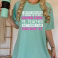 PE Teacher Shirt Physical Education Teacher Women's Comfort Colors T-Shirt Chalky Mint