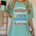 PE Teacher Succeed Sport Teacher School Fitness Gym Class Men Women Women's Comfort Colors T-Shirt Chalky Mint PE Teacher Succeed Sport Teacher School Fitness Gym Class Men Women Women's Comfort Colors T-Shirt Chalky Mint