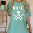 Pi Day Pi Rate Pirate For Teachers Women's Comfort Colors T-Shirt Chalky Mint