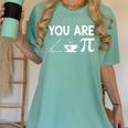 Pi Day Shirt Women Teacher 2022 Math Cutie Pie Acute Tea Pie Women's Comfort Colors T-Shirt Chalky Mint