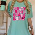 Pink Fourth Grade Era 4th Back To School Grade Teacher Women's Comfort Colors T-Shirt Chalky Mint Pink Fourth Grade Era 4th Back To School Grade Teacher Women's Comfort Colors T-Shirt Chalky Mint