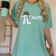 Pirate Pi Math Pie Halloween Costume Teacher Men Women Women's Comfort Colors T-Shirt Chalky Mint Pirate Pi Math Pie Halloween Costume Teacher Men Women Women's Comfort Colors T-Shirt Chalky Mint