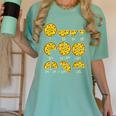 Pizza Salami Cheese Quick Math Fractions Math Teachers For Men Women Girls Kids Women's Comfort Colors T-Shirt Chalky Mint