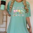 Play Is Learning Teacher Student First Day Back To School Women's Comfort Colors T-Shirt Chalky Mint Play Is Learning Teacher Student First Day Back To School Women's Comfort Colors T-Shirt Chalky Mint