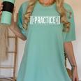 Practice Repeat Music Teacher Band Director Women's Comfort Colors T-Shirt Chalky Mint
