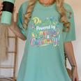 Pre-K Crayons & Curiosity Preschool Teachers Life Tie Dye Women's Comfort Colors T-Shirt Chalky Mint