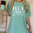 Pre-K Crew 1st Day Of School Pre-K Teacher Team Women's Comfort Colors T-Shirt Chalky Mint Pre-K Crew 1st Day Of School Pre-K Teacher Team Women's Comfort Colors T-Shirt Chalky Mint