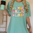 In My Pre-K Era Girl Back To School Cute PreSchool Teacher Women's Comfort Colors T-Shirt Chalky Mint