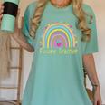 Pre-K Preschool Kindergarten Future Teacher Rainbow Women's Comfort Colors T-Shirt Chalky Mint Pre-K Preschool Kindergarten Future Teacher Rainbow Women's Comfort Colors T-Shirt Chalky Mint
