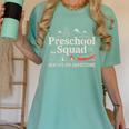 Pre-K Squad Adventure Camping Preschool Teacher Boy Girl Kid Women's Comfort Colors T-Shirt Chalky Mint Pre-K Squad Adventure Camping Preschool Teacher Boy Girl Kid Women's Comfort Colors T-Shirt Chalky Mint