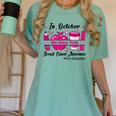 Pre-k Teacher In October We Wear Pink Breast Cancer Women's Comfort Colors T-Shirt Chalky Mint Pre-k Teacher In October We Wear Pink Breast Cancer Women's Comfort Colors T-Shirt Chalky Mint