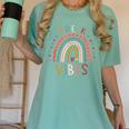 Pre K Vibes Back To School Student Teacher Women's Comfort Colors T-Shirt Chalky Mint