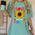 Pre School Teacher Pre-K Teacher Women's Comfort Colors T-Shirt Chalky Mint Pre School Teacher Pre-K Teacher Women's Comfort Colors T-Shirt Chalky Mint