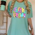 Preppy Fifth Grade Back To School 5th Grade Teacher Girl Boy Women's Comfort Colors T-Shirt Chalky Mint Preppy Fifth Grade Back To School 5th Grade Teacher Girl Boy Women's Comfort Colors T-Shirt Chalky Mint