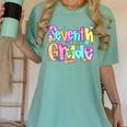 Preppy Seventh Grade Back To School 7th Grade Teachers Girls Women's Comfort Colors T-Shirt Chalky Mint Preppy Seventh Grade Back To School 7th Grade Teachers Girls Women's Comfort Colors T-Shirt Chalky Mint