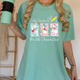 Preppy Silly Teacher Goose Build Character Back To School Women's Comfort Colors T-Shirt Chalky Mint Preppy Silly Teacher Goose Build Character Back To School Women's Comfort Colors T-Shirt Chalky Mint